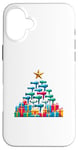 Coque pour iPhone 16 Plus Christmas Tree Sèche-cheveux Coiffure Coiffeur Coiffeuse