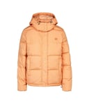 Levi's Womenss Levis Quinn Short Down Puffer Jacket in Peach - Size 16 UK