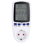 Wattmetre, prise 220V av, eu, lcd digital, compteur de puissance, energie, kWh, mesure le courant, analyseur