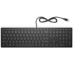 HP Pavilion Wired Keyboard 300 English QWERTY Wired USB Black 4CE96AA#ABU