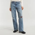 Judee Low Waist Loose Jeans - Light blue - Women