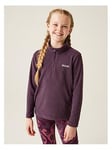 Regatta Kids Hot Shot Ii Fleece-plum, Plum, Size 11-12 Years