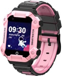 Montre Connectée Pour Enfants - Appels, Fonction Sos, Musique, Appareil Photo, Jeux, Reveil, Podomètre, Smartwatch Telephone Fille Garçon 4-12 Ans Cadeau[Q1204]