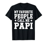 Papi Father's Day Gift for Dad from Daughter, Son, Wife T-Shirt