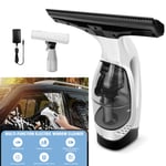 Window Vacuum Cleaner Vac Compact Cordless Glass Cleaning Cloths Extension Kit