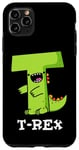 Coque pour iPhone 11 Pro Max Jeu de mots alphabet amusant T-Rex