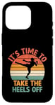 Coque pour iPhone 16 Pro It's Time To Take The Heels Of Kickboxing Kickboxer