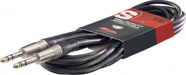 Stagg 20ft. Deluxe Audio Cable - Stereo Phone Plug / Stereo Phone Plug