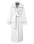 Ralph Lauren Home Piping Bath Robe Vit