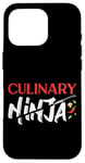 iPhone 16 Pro Cooking Cook Ninja Kitchen Chef Culinary Ninja Case