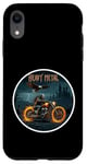 Coque pour iPhone XR Heavy Metal Thrash Hard Rock Horreur Rocker Tenue moto