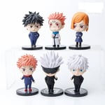 Figurines De Dessin Animé Jujutsu Kaisen, 10cm, Gojo Satoru Kuwisaki, Version Q, Poupée D'action, Modèle De Jouet, Décoration De Voiture