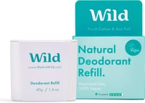 Wild - Natural Refillable Deodorant - Vegan & Eco-Friendly - Aluminium Free - -