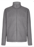 M&S COLLECTION CHARCOAL THERMAL HERRINGBONE FLEECE JACKET