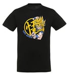 ABYSTYLE - Dragon Ball - Tshirt - Goku Super Saiyan - Homme - Noir (M)