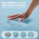 Degrees of Comfort 2 Inch Thick Memory Foam Mattress Topper Double Bed Soft for