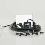 20m Black RG6 Coax Cable + IO-Link Box RF Modulator For Sky HD & Black Magic Eye