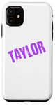 Coque pour iPhone 11 Taylor violet