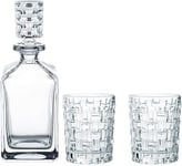 Nachtmann Bossa Nova 101095 Lot de 3 verres à whisky, carafe à décanter + 2 verres à whisky, verre en cristal, 750 ml/330 ml