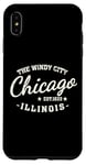 Coque pour iPhone XS Max Vintage Retro Love Chicago Illinois Windy City est une ville créée en 1833