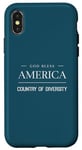 iPhone X/XS May God Bless America - Land of Diversity Case