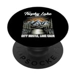 Trophy Lake City Hustle Lake Calm South Carolina Sayings PopSockets Adhesive PopGrip