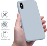 Nestemäinen silikonigeelikumi, koko vartalon suoja Iskunkestävä kotelo Iphone Xs/iphone Xs-naarmuuntumista ja sormenjälkiä vastaan. Peruskotelot yhteensopivat Iphone X/iph:n kanssa