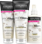 John Frieda Profiller+ Thickening Shampoo, Conditioner & Spray