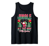 JINGLE ALL THE WAY TO MY BIRTHDAY. XMAS TREE, CHRISTMAS Tank Top