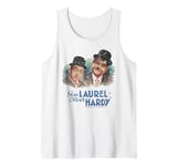 Stan Laurel & Oliver Hardy Comedy Duo Painted Portrait Tank Top