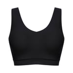 Chantelle Soft Stretch Padded V-Neck Bra Top Svart