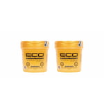 2x ECO Style Gold w/ Olive Oil & Shea Butter, Black Castor Oil & Flaxseed 16oz