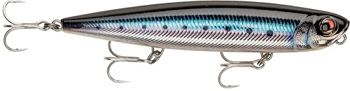 Rapala - Leurre de Pêche Precision Xtreme Pencil Saltwater Construction Plastique - Leurre Mer Flottant - Profondeur de Nage Surface - Taille 12,7cm / 26g - Fabriqué en Estonie - Live Blue Sardine