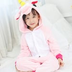 Enfants Cosplay Pyjamas One Piece Unisexe Rose Licorne Fz2012-3