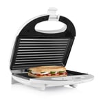 Tristar Sandwich Maker, Contact Grill with 22x13 cm Grill Surface, Non-Stick Coating, Indicator Light, 70 cm Cable, 750 Watts, SA-3050UK