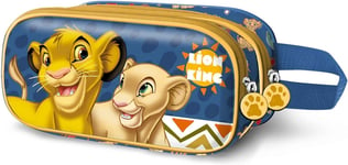 Lion King Nala-3D Double Pencil Case, Blue