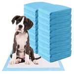 COSTWAY Alaise pour Chien Jetable 60x90cm, Tapis Educateur Chien en 5 Couches Anti-Fuite 100pcs, Tapis Propreté Chien Absorption Rapide, Litiere pour Chiot Chat Lapin