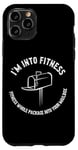 Coque pour iPhone 11 Pro Funny Mailman I'm Into Fitness Ensemble dans votre boîte aux lettres