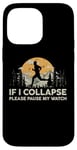 iPhone 14 Pro Max If I collapse Please Pause my Watch Running Marathon Runner Case