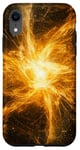 iPhone XR Yellow Stars Explosion Clouds Lights Space Case