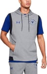 Under Armour Men's UA Project Rock Double Knit Sleeveless Hoodie 1345579 Size S