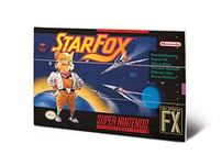 SUPER NINTENDO - Star Fox - Wood Print 20x29.5cm (US IMPORT) NEW