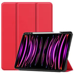 Apple iPad Pro 12.9&quot; (6th Gen 2022)    Pen Holder Case    Red