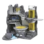 Jada - DC Comics Big Nano Scene - Playset Batcave Batman - 7 Figurines Incluses - Porte Coulissante - Dès 5 Ans - 253219001, Cranberry