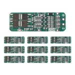 Tlily - 10 PièCes 3S 20A bms 18650 Li-Ion Module de Chargeur Batterie au Lithium Carte Protection pcb 11.1V 12V 12.6V