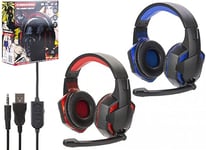 PMS 921119 Gaming Headset With Mic | Light Up | 1pc. Accessory, Black