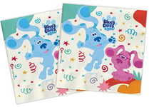 Serviettes en papier compostables Blue's Clues (33 x 33 cm, double voile) 20 pièces