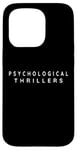 iPhone 15 Pro Psychological Thrillers Reader. Psychological Thriller Books Case