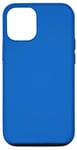 Coque pour iPhone 12/12 Pro Couleur bleu denim simple