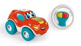 Clementoni - 56180 - Charlie Rent Et Parle - Voiture Rc Télécommande avec Piles (Langue Française, Langue Néerlandaise), Jouets pour Enfants, 12-36 Mois, Fabriqué en Italie